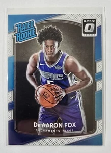 2017-18 Panini Donruss Optic #196 De'Aaron Fox ROOKIE - Picture 1 of 2