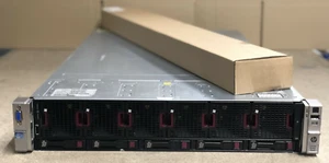HP DL560 Gen8 4x E5-4650 128GB 5x 146GB 15K SAS 1x 331FLR 2x 1200W 2U Server - Picture 1 of 2