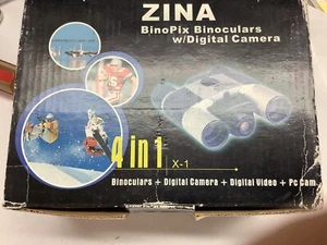 Zina Binoculars Digital Camera Digitial Video Cam Camera BinoPix - Picture 1 of 4