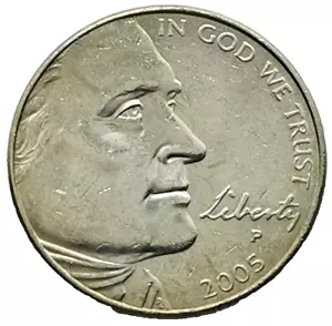 Thomas Jefferson - 5 Cents Ocean in View 2005 P UNITED STATES (986F) - Picture 1 of 3