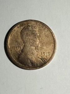 US Münze 1919 S San Francisco Mint Copper Lincoln Wheat Cent 🔥 - Bild 1 von 2