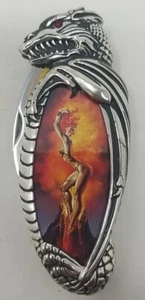 Franklin Mint The Mistress Of Fire Collector Knife Boris Vallejo - Picture 1 of 6