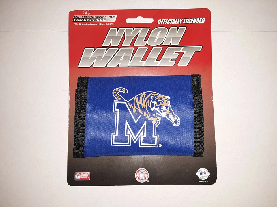 Carteira de náilon tripla Memphis Tigers NCAA - Imagem 1 de 1