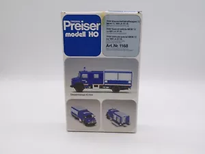 Preiser 1168 Bausatz THW Mannschaftskraftwagen 72 MKW 72 MB LA 911B unbenutzt - Bild 1 von 3