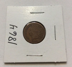 1864 Indian Head Penny One Cent Collectors Coin Exact Coin Shown - Picture 1 of 3