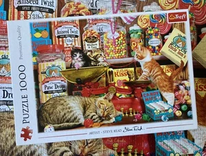Trefl "Cat's Sweets" von Steve Read, 1000-teiliges Puzzle - vollständig - Bild 1 von 10