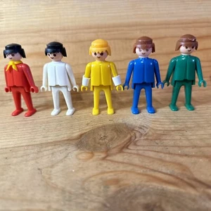 Playmobil Grobra Figuren 1974 Vintage Konvolut 5 Figuren Mehrfarbig  - Bild 1 von 10