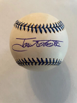 Béisbol autografiado por José Tabata con certificado de autenticidad JSA Foto 1 de 4