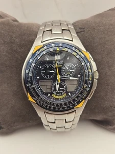 Orologio Citizen Eco-Drive Skyhawk Blue Angels - Acciaio inossidabile - Modello C651-T000959 - Foto 1 di 10