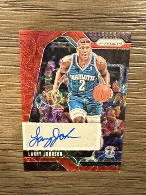 Panini Prizm 2024-25 - Firmas Larry Johnson #SIG-LJH casi nuevo - Como nuevo #PNCARDS Foto 1 de 2