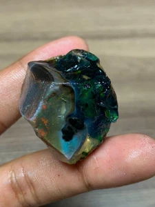 135.65ct Phantom Opal, Raw Opal, Opal, Fire Opal, Pin Fire Raw Opal, Play of - Picture 1 of 7