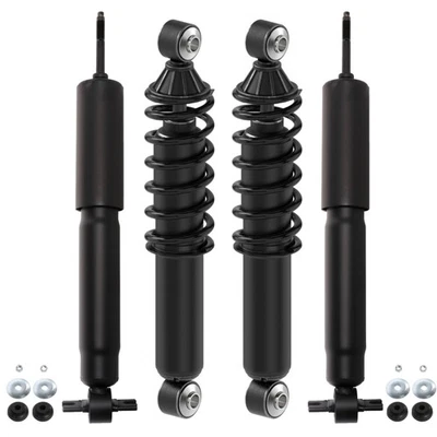 Front Shocks & Rear Load Adjusting 4PC Set For Chevrolet Silverado 1500 GMC RWD - Image 1 of 4