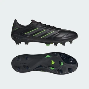 ADIDAS COPA PURE 3 ELITE FG SOCCER CLEATS BLACK GREEN JH8729 MENS SIZES ONLY - Picture 1 of 9