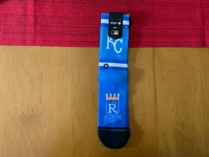 STANCE Kansas City Royals Crew Socks sz Large (9-13) Coopertown Collection Blue - Picture 1 of 5