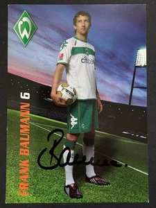 Frank Baumann SV Werder Bremen Original signierte Autogrammkarte 2008/09 - Bild 1 von 2