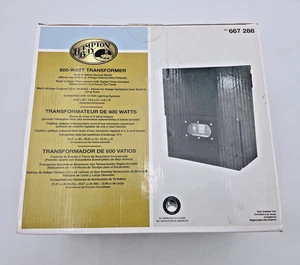 Hampton Bay 600W Low-Voltage Landscape Lighting Transformer SKU667288 New In Box - Picture 1 of 5