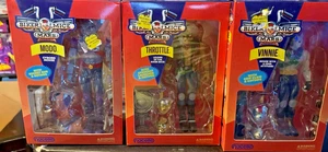 FULL SET 2024 Biker Mice from Mars Vinnie Modo & Throttle Figure Nacelle new - Picture 1 of 1