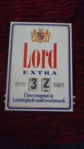 Werbekalender Lord Zigaretten Ewiger Kalender. Imoglanz. Sehr guter Zustand - Bild 1 von 2