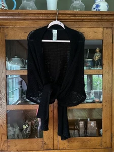 Chicos Chicos L/XL schwarz leicht Strick Halstuch Schal $ 79 - Bild 1 von 8