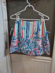 Pantalón corto para mujer Lilly Pulitzer multicolor talla 00 en buen estado😊envío rápido😊 - Imagen 1 de 6
