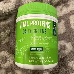 Vital Proteins Daily Greens Support Healthy Digestion Green Apple 9.3 oz 11/25 - Picture 1 of 4