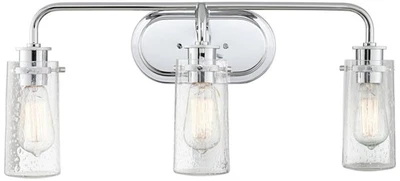 Лампа для ванны Kichler Braelyn ширина 24 дюйма хром 3 лампы - Изображение 1 из 2