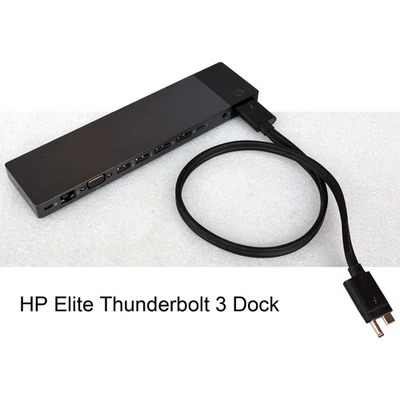 HP ELITE THUNDERBOLT 3 DOCK FÜR ZBOOK USB-C LAN VGA USB DISPLAY PORT 3,5mm M1257 - Bild 1 von 3