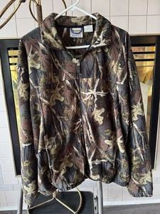 10.000 ABOVE SEA LEVEL VINTAGE HERREN CAMO FLEECE FULL ZIP JACKE, GRÖSSE LARGE, A+ - Bild 1 von 14
