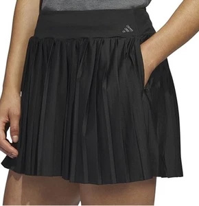 NWT Adidas Women's Ultimate365 Tour Pleated 15 Inch Golf Skort Black Size M - Picture 1 of 8
