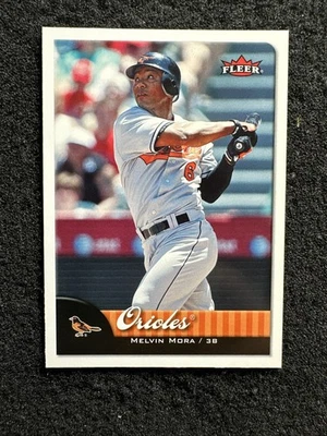 MELVIN MORA #291 2007 Fleer Baseball QTY Baltimore Orioles - Image 1 of 2