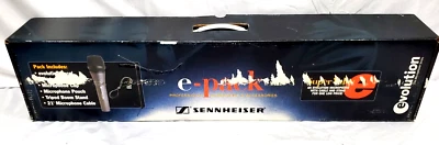Sennheiser E-Pack e825S Cardioid Dynamic Vocal Microphone Set NEW Open Box - Image 1 of 4