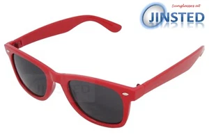 Rote Sonnenbrille Erwachsene Sunnies getönte Gläser Farbtöne Unisex stilvoll UV400 AW003 - Bild 1 von 3
