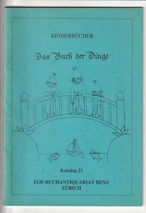 "KINDERBÜCHER" Antiquariatskatalog Nr. 21 BENZ Zürich - Bild 1 von 1
