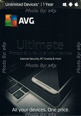 AVG ULTIMATE 2016 UNLIMITED DEVICES 1 YEAR WINDOWS MAC ANDROID BRAND NEW SEALED! - Image 1 of 4