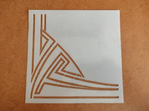 Schablonen Art Deko Airbrush Dauerschablonen  Laser-Schnitt  GrauPappe0.65 - Bild 1 von 6