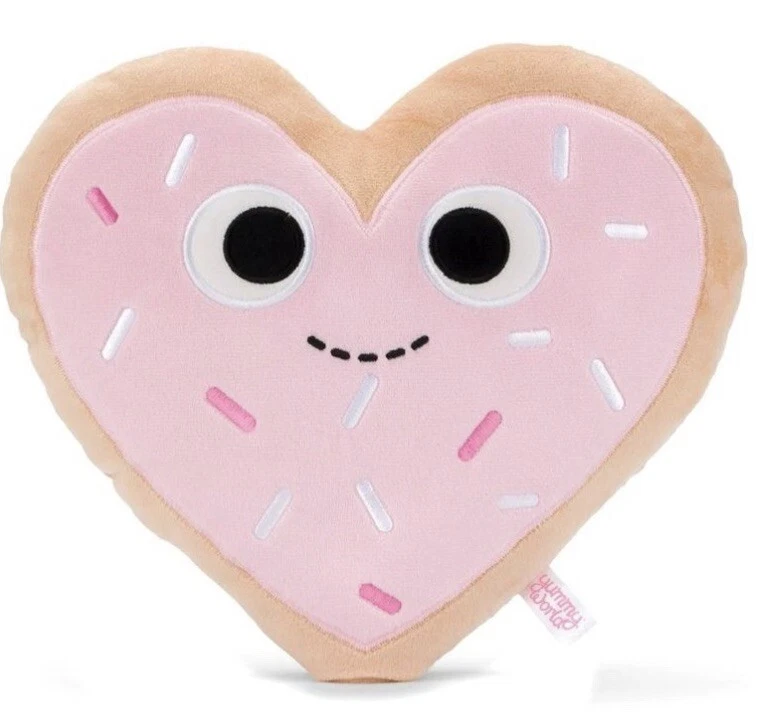 Yummy World Haylee Heart Cookie 10-Inch Plush With Love - Image 1 of 4