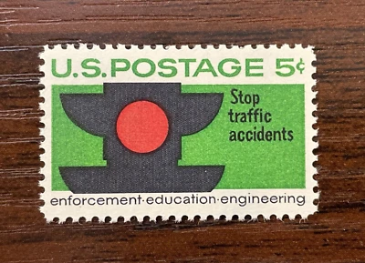 1965 issue Scott #1272 - 5 Cent Traffic Safety MNH - Image 1 of 2