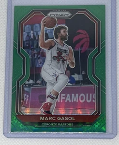 Marc Gasol 2020-21 Panini Prizm #206 Green Prizm Toronto Raptors - Imagen 1 de 2