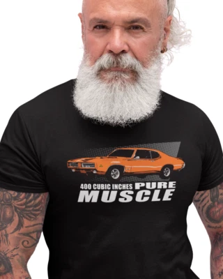 Camiseta Pontiac GTO Judge Para Hombre Coche Clásico Camiseta Exposición de Automóviles Día del Padre, Idea de Regalo Foto 1 de 4