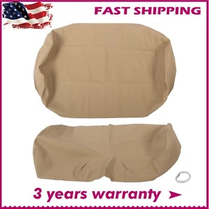 Brnd Tan Front Seat Covers Set Fits For E-Z-GO TXT 1995-2013 Golf Carts - Picture 1 of 10