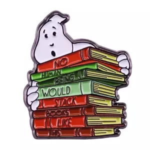 Ghostbusters – "Stacked Books" Hard Enamel Pin – Who You Gonna Call? - Picture 1 of 5
