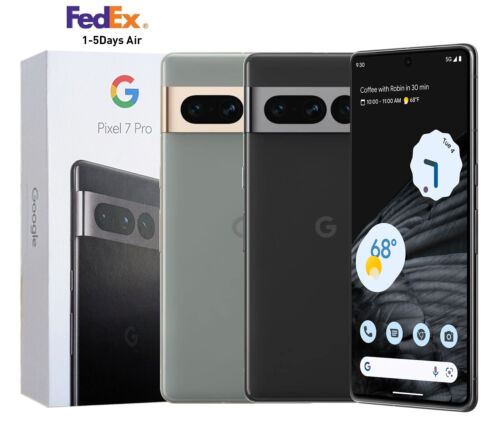 🅽🅴🆆 Google Pixel 7 Pro - 128GB 5G Unlocked AT&T T-Mobile Verizon WiFi GPS NFC