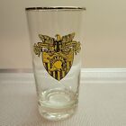 Mid Century West Point Military Crest Collectible 5 1/2" Tall Glass