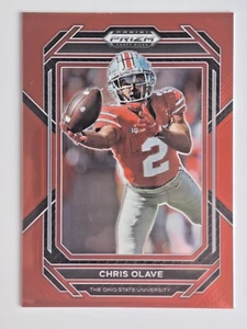 2023 Panini Prizm Draft Red Prizm #16 - Chris Olave /299 🏈 - Picture 1 of 3