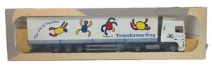 TEKNO 1/50 DAF 95XF 430 Space Cab Tractor 3 axle Closed Trailer Transforwarding - Picture 1 of 5