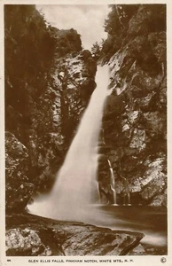 Postcard New Hampshire Glen Ellis Falls Pinkham Notch White Mountains 1934 RPPC - Picture 1 of 1