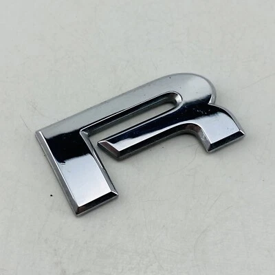 99 00 01 02 03 Acura TL emblema logotipo carta emblema tronco traseiro cromado fabricante de equipamento original E83R - Imagem 1 de 4