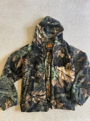 Trail crest fleece hunting camo jacket, youth small - Image 1 of 3