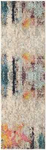 Unique Loom Beige 2' 2 x 6' 9 Chromatic Runner Rug, SPECCTRUM COLLECTION - Picture 1 of 5