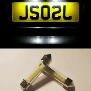 Volkswagen MK4 Golf/Bora, Number Plate LED Light, Bulbs X2, 6000k Xenon White  - Picture 1 of 4